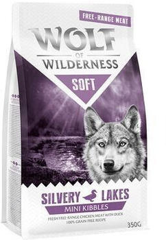 Wolf of Wilderness SOFT Silvery Lakes MINI - Freiland-Huhn & Ente halbfeucht Hundefutter 350g