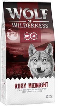 Wolf of Wilderness Adult Ruby Midnight - Rind & Kaninchen Trockenfutter 1kg