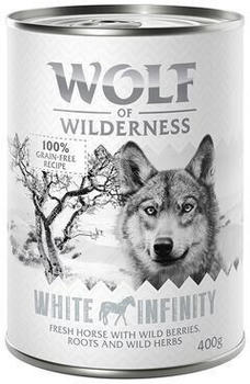 Wolf of Wilderness Adult White Infinity Pferd Hundenassfutter 400g