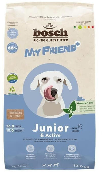 bosch My Friend+ Junior & Active Hundetrockenfutter 12kg