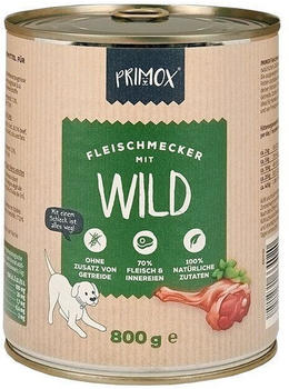 Primox Fleischmecker Wild Hundenassfutter 800g