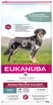 Eukanuba Daily Care Mono-Protein Hund Trockenfutter Lachs 12kg Eukanuba Daily Care Mono-Protein Hund Trockenfutter Lachs 12kg