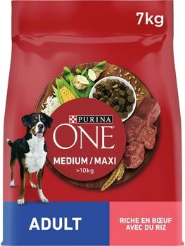 Purina One Adult Medium/Maxi Dog Dry Food beef/rice (7 kg)