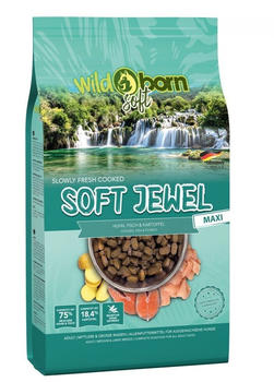 Wildborn Soft Jewel Maxi Hund Trockenfutter Huhn, Fisch & Kartoffel 12 kg