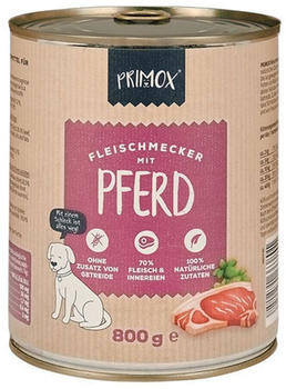 Primox Fleischmecker Pferd Hundenassfutter 800g