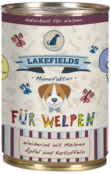 Lakefields Dosenfleisch-Menü Welpe Nassfutter Rind
