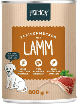 Primox Fleischmecker Lamm Hundenassfutter 800g