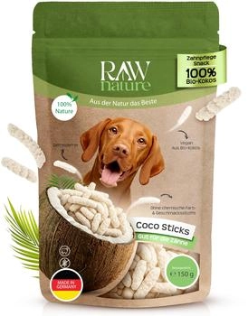 RAW Nature Hundesnack Kokos-Sticks 150 g