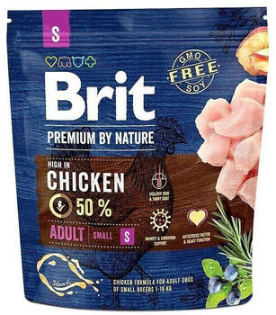 Brit Premium by Nature Adult S Dog Dry food chicken (1 kg)