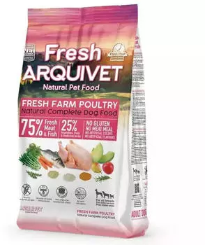 Arquivet Fresh Farm Poultry Semi-Moist Dog Food (10 kg)