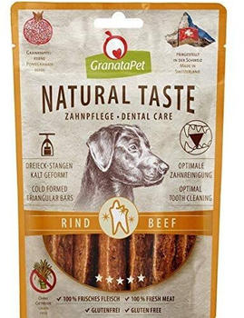 GranataPet Natural Taste Edler Snack Rind Zahnpflege 70g GranataPet Natural Taste Edler Snack Rind Zahnpflege 70g