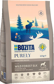 Bozita Purely Grain Free Elch Puppy & Junior Large Hundetrockenfutter 2,5kg