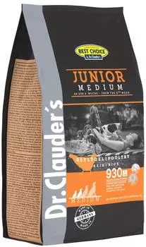 Dr. Clauders Best Choice Junior Medium Hundetrockenfutter 350g