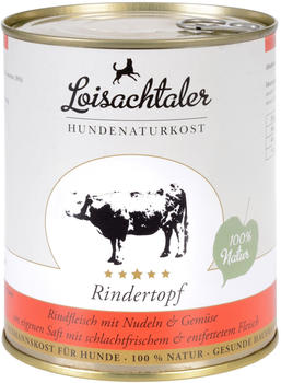 Loisachtaler Rindertopf Hundenassfutter 800g