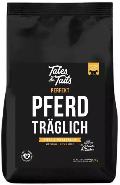 Tales & Tails PferdTräglich Halbfeuchtes Hundetrockenfutter 2kg