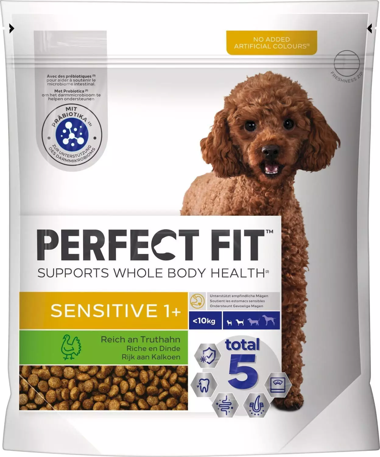 Perfect Fit Sensitive Adult 1+ fr kleine Hunde mit Truthahn Trockenfutter  1,4kg Hunde-Trockenfutter