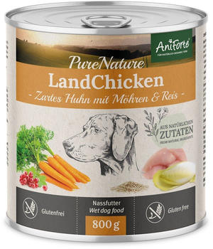 AniForte LandChicken Huhn mit M&ouml;hren Hundenassfutter 800g