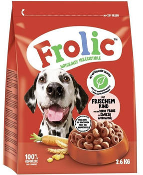 Frolic mit frischem Rind Hundetrockenfutter 2,6kg