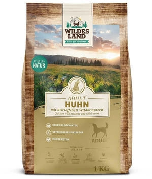 Wildes Land Classic Adult Huhn mit Kartoffeln und Wildkr&auml;utern Hundetrockenfutter 1kg