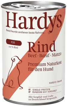 HARDYS PUR Rind Hundenassfutter 400g