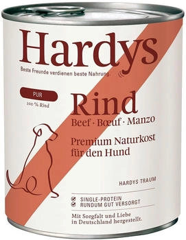 HARDYS PUR Rind Hundenassfutter 800g
