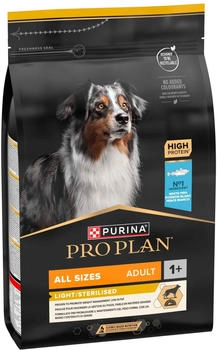 Purina Pro Plan All Sizes Adult Dog Light/Sterilised Dry Food white fish (14 kg)