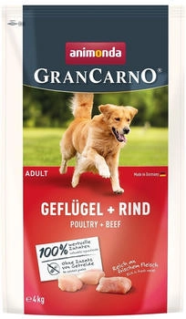 Animonda GranCarno Adult Gefl&uuml;gel & Rind Hunde-Trockenfutter 4kg