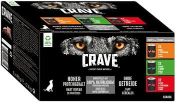CRAVE Adult Pastete Multipack 6 x 400g CRAVE Adult Pastete Multipack 6 x 400g