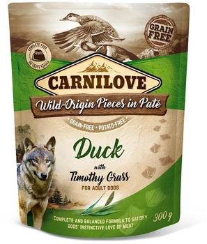Carnilove Dog Pat&eacute; Duck with Timothy Grass 12 x 300g