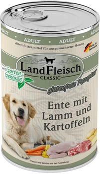 Landfleisch Ente mit Lamm & Kartoffeln 400g