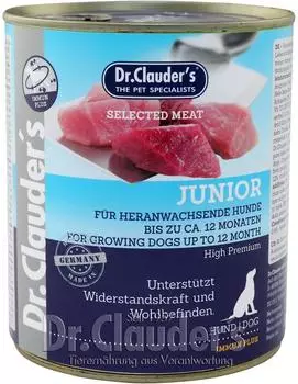 Dr. Clauders Selected Meat Junior 6 x 800g