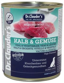 Dr. Clauders Dog Selected Meat Pro Joint & Aktive Kalb & Gemüse 800g