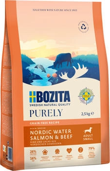 Bozita Purely Adult Small Lachs & Rind getreidefrei 2,5 kg