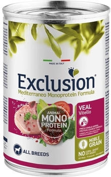 Exclusion Mediterraneo Adult Kalb Nassfutter 400g
