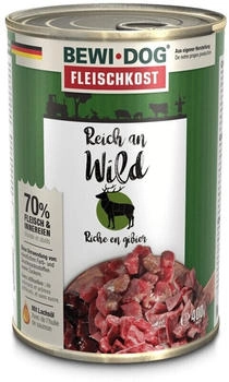 BEWI DOG Fleischkost reich an Wild 400g