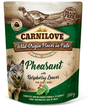 Carnilove Dog Adult Paté Fasan mit Himbeerblättern 12 x 300g