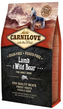 Carnilove Dog Adult Lamb & Wild Boar 4 kg Carnilove Dog Adult Lamb & Wild Boar 4 kg