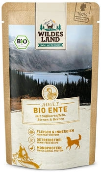 Wildes Land Bio Adult Ente mit Süßkartoffeln, Birnen & Beeren 10 x 125g