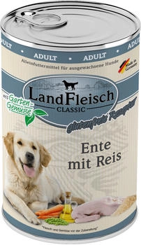 Landfleisch Ente mit Reis & Gartengemüse 400g