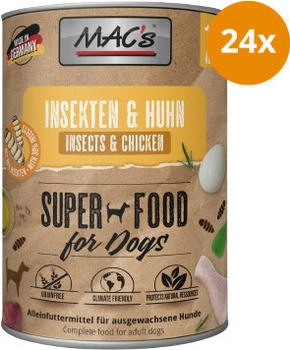 MAC's Dog Insekten & Huhn Hundefutter 6 x 750g