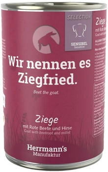 Herrmann's Selection Sensible Ziege mit rote Beete und Hirse 6 x 400g Herrmann's Selection Sensible Ziege mit rote Beete und Hirse 6 x 400g