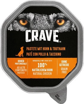 CRAVE Dog Pastete mit Huhn und Truthahn 150g