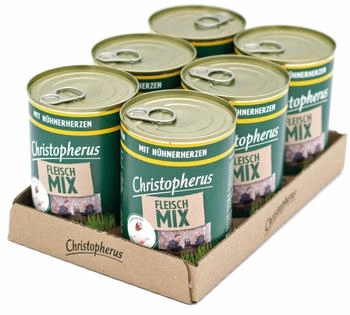 Christopherus Fleischmix mit Hühnerherzen 6 x 400g