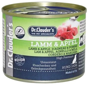 Dr. Clauders Selected Meat PreBiotics Lamm & Apfel 6 x 200g