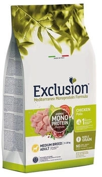 Exclusion Mediterraneo Noble Grain Adult Medium Huhn 12 kg
