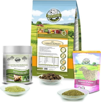 Bellfor Sparset Nr. 7 - Landgut-Schmaus 7,5kg + Nierenkraft Pulver 250g + Immun Pulver 250g