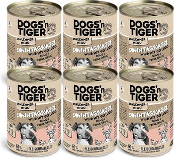 Dogs'n Tiger Dogs'n Tiger Sonntagsjäger 6x400 g