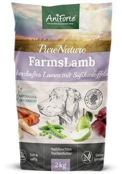 AniForte Trockenfutter FarmsLamb - herzhaftes Lamm mit Süsskartoffeln 2 kg