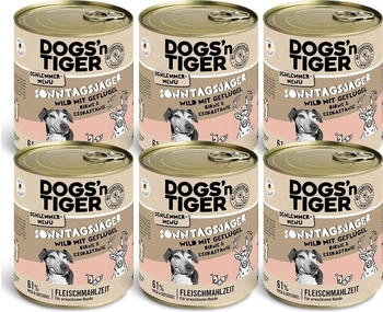 Dogs'n Tiger Dogs'n Tiger Sonntagsjäger 6x800 g
