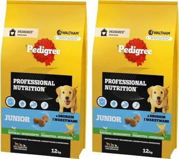 Pedigree Professional Nutrition Junior mit Geflügel und Gemüse 12 kg